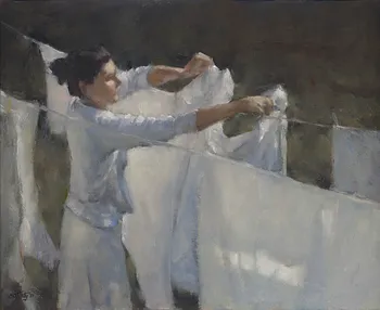 Painting Oil_Laundry Study_14x11